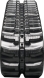 hitachi he10 set of 2 9" heavy duty mx tread rubber tracks (230x72x42)