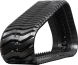 bobcat t180 set of 2 13" extreme duty bd tread rubber tracks (320x86lx49)