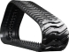 bobcat t550 set of 2 13" extreme duty bd tread rubber tracks (320x86lx49)