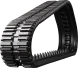 bobcat t180 set of 2 13" heavy duty multi-bar tread rubber tracks (320x86bx49)