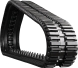 bobcat t595 set of 2 13" heavy duty multi-bar tread rubber tracks (320x86bx49)