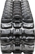 bobcat t590 set of 2 13" heavy duty xt tread rubber tracks (320x86x49)