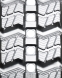 cat 249d set of 2 13" heavy duty z tread rubber track (320x86x49)