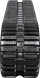 volvo mct85c set of 2 13" heavy duty multi-bar tread rubber tracks (320x86bx50)