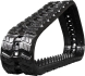 case m400t set of 2 13" heavy duty z tread rubber tracks (320x86x50)