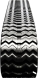 ihi cl35 set of 2 13" heavy duty sawtooth tread rubber tracks (320x86bx52)