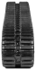 takeuchi tl130 set of 2 13" heavy duty multi-bar tread rubber tracks (320x86tx52)