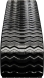 gehl ctl60 set of 2 13" heavy duty sawtooth tread rubber tracks (320x86tx52)