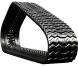 mustang mtl16 set of 2 13" heavy duty sawtooth tread rubber tracks (320x86tx52)