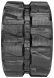 case cx40bmc set of 2 16" heavy duty mx tread rubber tracks (400x72.5nx70)