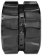 cat 304ccr set of 2 16" heavy duty block tread rubber tracks (400x72.5wx76)