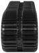 bobcat t190 set of 2 16" heavy duty multi-bar tread rubber tracks (400x86bx49)