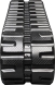 bobcat t590 set of 2 16" standard duty c tread rubber tracks (400x86bx49)