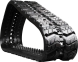 bobcat t62 set of 2 16" heavy duty z tread rubber tracks (400x86bx50)