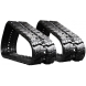 cat 289c2 set of 2 18" heavy duty z tread rubber tracks (450x86x56)