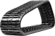 cat 287b set of 2 18" heavy duty multi-bar tread rubber tracks (457x101.6x50)