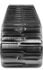 cat 287c2 set of 2 18" heavy duty multi-bar tread rubber tracks (457x101.6x51)