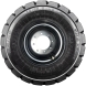 set of 4 12x16.5 14-ply primo heavy duty mounted tires & wheel deep offset