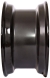 komatsu sk815 set of 4 titan wheels 16.5x8.25 - 4 3/8" offset 8x8 black for 10-16.5 tires