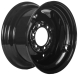 case 1840 set of 4 titan skid steer wheels 16.5x8.25 6 bolt for 10-16.5 tires