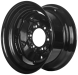 case 1840 set of 4 titan skid steer wheels 16.5x8.25 6 bolt for 10-16.5 tires