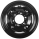 mustang 345 set of 4 titan skid steer wheels 16.5x8.25 6 bolt for 10-16.5 tires