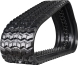 set of 2 18" camso heavy duty sawtooth pattern rubber track (450x86bx60)