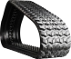 set of 2 16" camso heavy duty sawtooth pattern rubber track (400x86bx53)