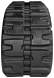 set of 2 16" camso extreme duty hxd pattern rubber tracks (400x86bx53)