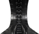 bobcat t190 set of 2 13" bridgestone extreme duty block tread rubber tracks (320x86bx49)