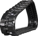 new holland c227 set of 2 13" bridgestone extreme duty block tread rubber tracks (320x86bx50)