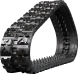 bobcat t64 set of 2 13" bridgestone extreme duty polar tread tread rubber tracks (320x86bx50)