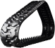 bobcat t200 set of 2 13" bridgestone extreme duty vortech tread rubber tracks (320x86x52)