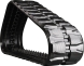 bobcat t630 set of 2 16" bridgestone extreme duty block tread rubber tracks (400x86bx52)