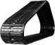 komatsu ck35-1 set of 2 18" bridgestone extreme duty multi bar tread rubber tracks (450x86mbx56)