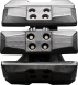 ihi 50g set of 2 16" extreme duty hybrid tracks with rubber track pads (400x72.5nx74)