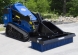 72" mini skid steer standard duty push broom | blue diamond