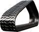 cat 259 set of 2 16" heavy duty sawtooth tread rubber tracks (400x86bx53)