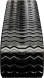 cat 259 set of 2 16" heavy duty sawtooth tread rubber tracks (400x86bx53)