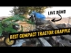 compact tractor root rake grapple | rock solid