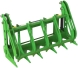 rock solid 54" root rake grapple for john deere compact tractors