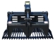 mini skid steer rock grapple bucket | blue diamond