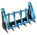 compact tractor root rake grapple | rock solid