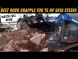 demo unit - 72" hdx rock grapple bucket - blue diamond