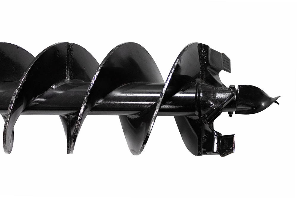 auger bit hd w/ cast head 12" diameter 2" hex collar