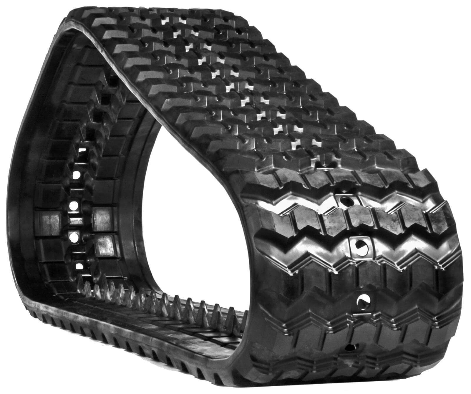 gehl ctl75 set of 2 18" camso heavy duty sawtooth tread rubber tracks (450x100x48)