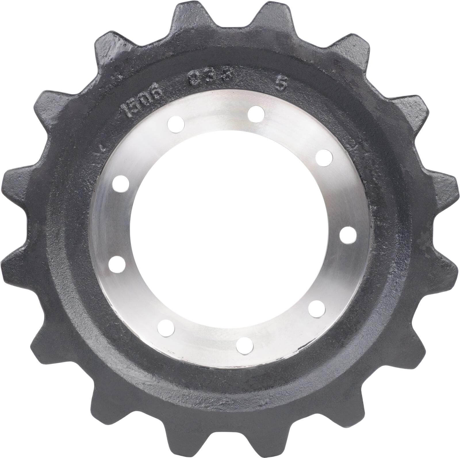 takeuchi tl130 track sprocket 16 teeth - 9  bolt hole