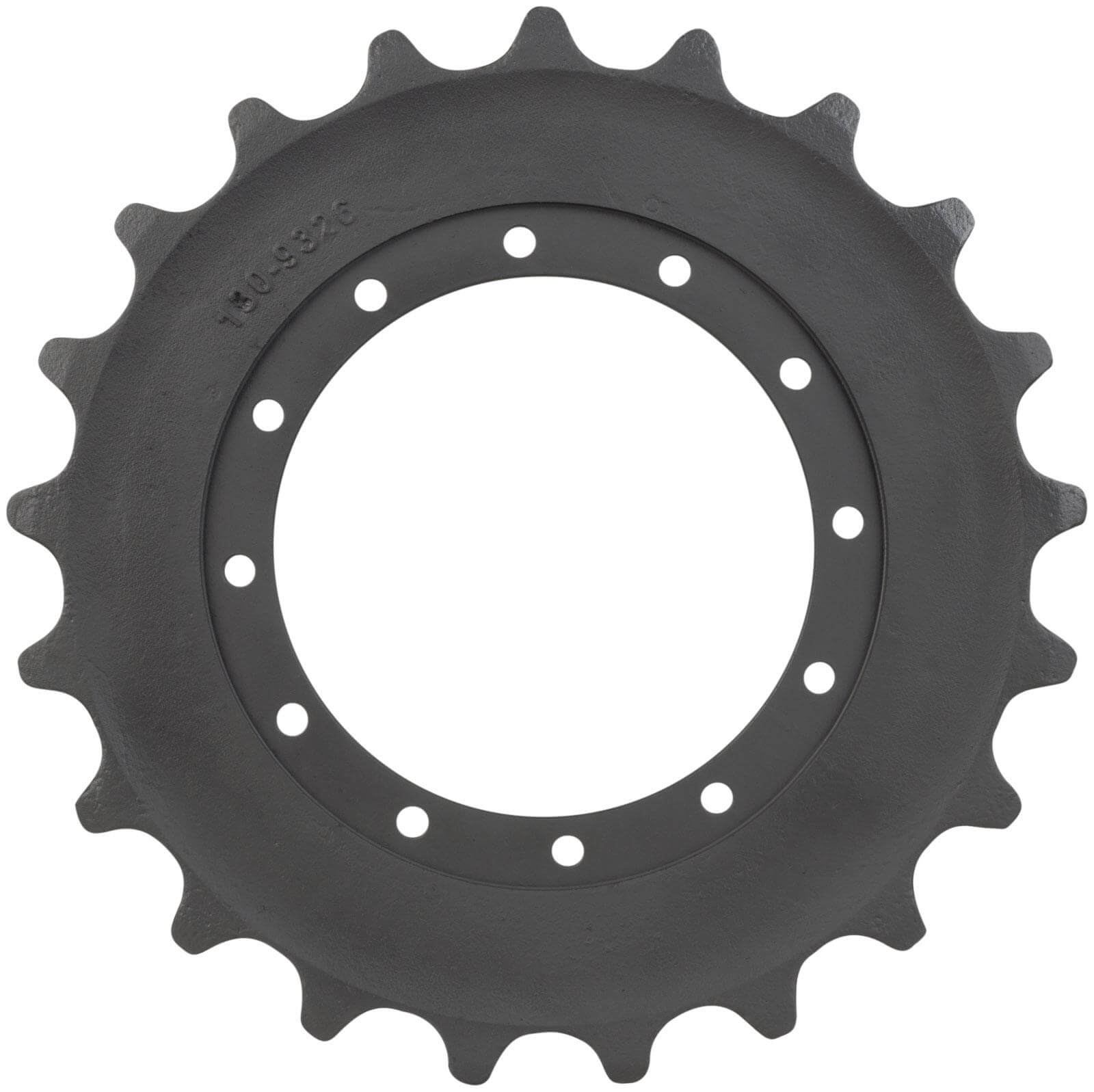 case cx80 track sprocket 21 teeth - 12 bolt hole