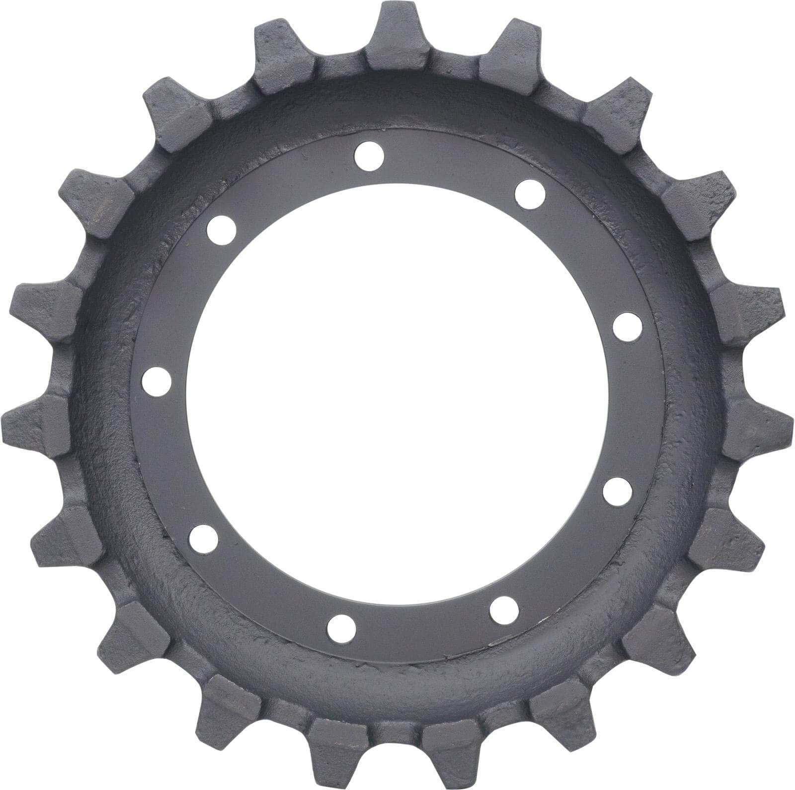 cat 304 track sprocket 19 teeth - 9 bolt hole