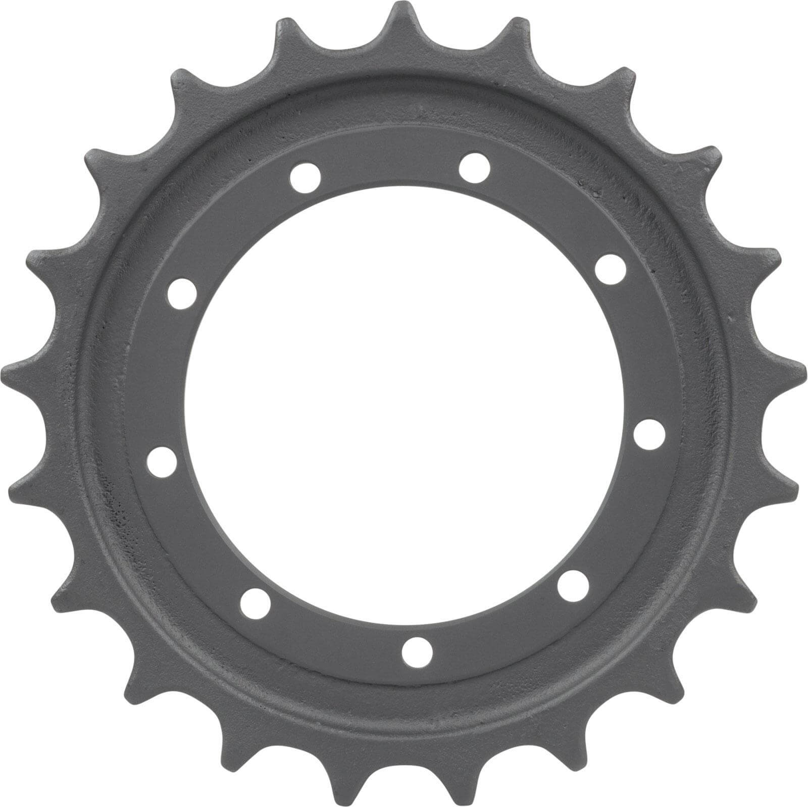 yanmar vio35-5 track sprocket 21 teeth - 9 bolt hole